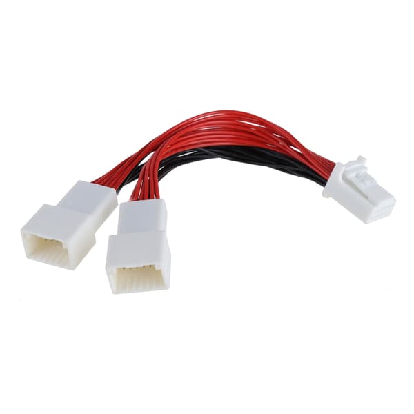 Y-kabel splitteradapter 6+6 stik til o til Navi AUX CDC Tuning til til Lexus