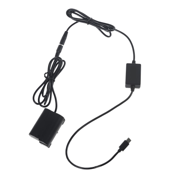 Strømadapter USB Type-C-kabel til EN-EL15 Dummy Batteri for Nikon Z5 Z6 Z6II Z7 Z7II V1 D7000 D7100 D7200 D7500 Kamera