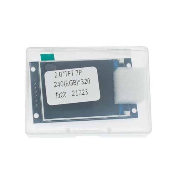2,0 tums TFT-skärm OLED LCD-enhet IC ST7789V 240RGBx320 Dot-Matrix SPI-gränssnitt för Arduio LCD-skärm i fullfärg