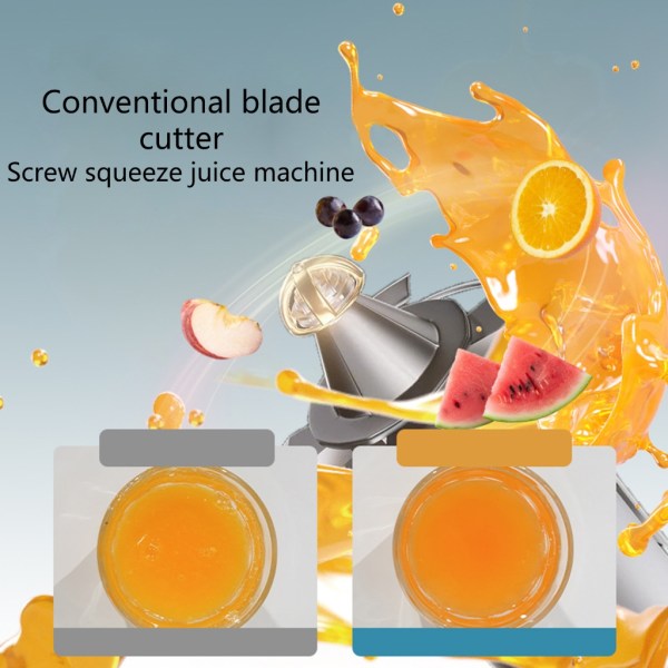 Multifunktionell elektrisk juicepressare Juiceseparation Bärbar hemmajuicer Automatiska apelsinjuicemaskiner ABS-material