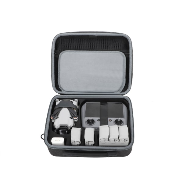 Kompakt case Bekväm förvaringslösning för Mini 4 Pro Flight case med mjukt foder för bättre säkerhet Pro package