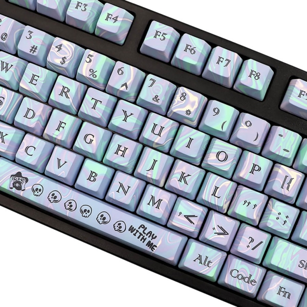 OEM-profil ANSI ISO PBT Dye-Subbad Keycaps för MxStructure Switches Gaming Mekaniskt tangentbord Olika layouter