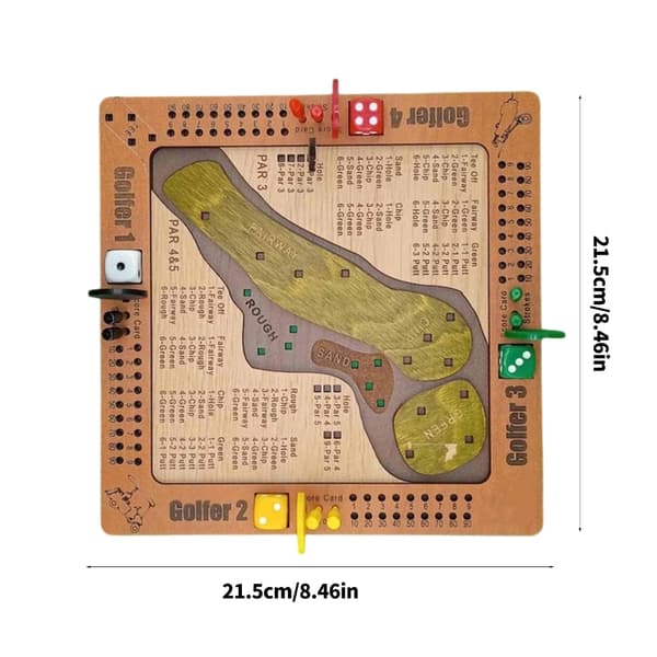 Sjovt, fokuserende og forbedrende golfboldspil til golfentusiaster og afslappede spillere