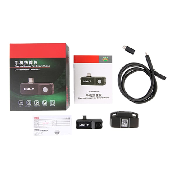 Professionell thermal Thermal 120x90 IR-upplösning för smartphones Android USB-C-ficka