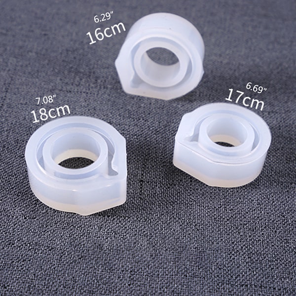 Hålringar Smycken Form Handgjord ring mould DIY- form null - Face C 17mm
