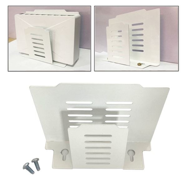A3 Trådlös Wifi Router Hylla Förvaringslåda Vägghängande Metall Organizer Box Kabel Power Bracket Organizer Box Heminredning