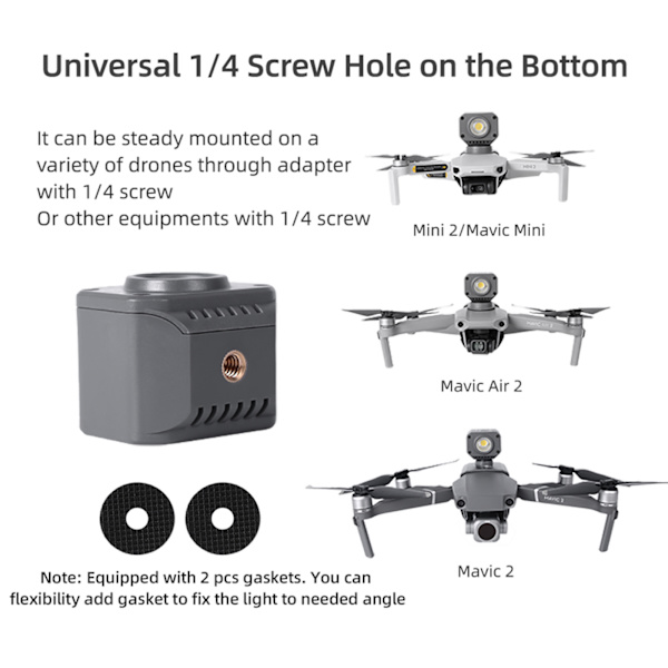 För Mavic 3 Light Ficklampa Sökljus Light Night Flight LED Lighting Bracket Kit För Mavic 3 Drone Accesso A