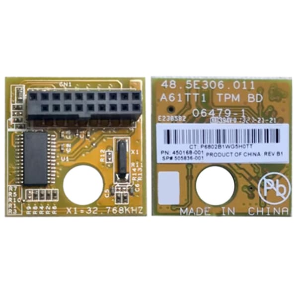 Viktige PCB DIY 450168-001 Trusted Platform Module-oppgraderinger for vedlikehold