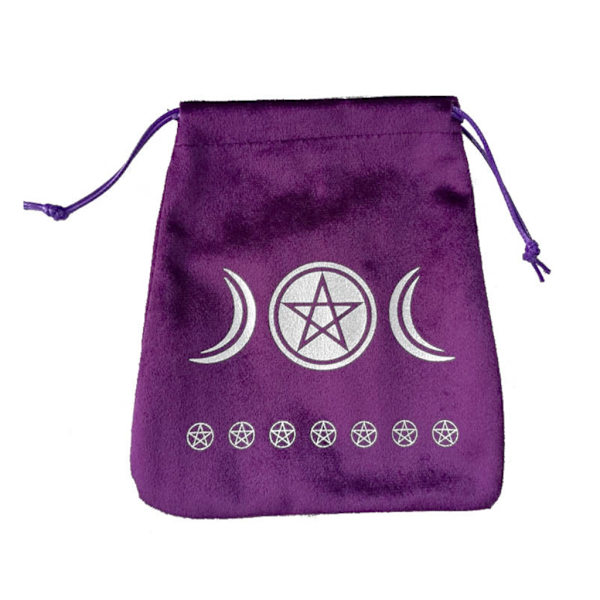Altare Dragsko Tarotkort Förvaringsväska Smyckespåse för Tarotentusiaster Tärningar Hållare Väska Påse Smyckesväskor Black 6