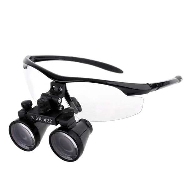 Multifunksjonell 3.5X hodebåren tannlegeforstørrelsesbrille, kikkertlupe