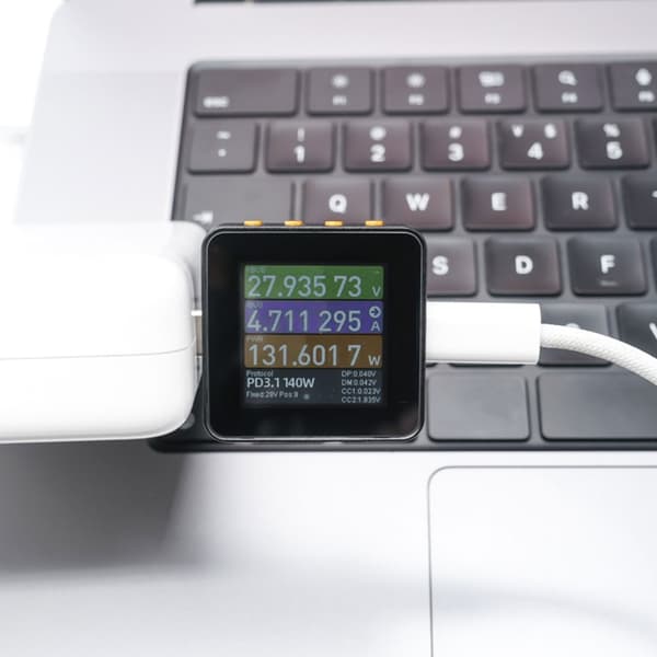 KM003C USB C PD3.1 Strømmåler 50V 6A Spenningstester Multimeter USB Strøm
