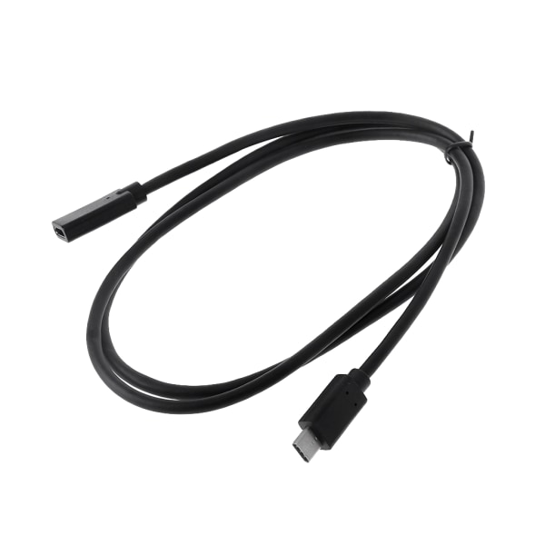 USB C Forlængerkabel Han til Hun Type C USB3.1 Forlængerledning til Computer Mobiltelefon Laptop 1M Længde