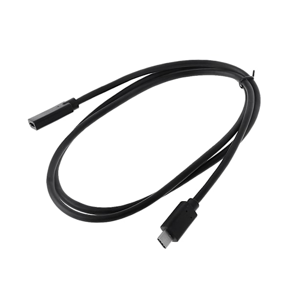 USB C Forlengelseskabel Hann til Hunn Type C USB3.1 Skjøteledning for Datamaskin Mobiltelefon Laptop 1M Lengde