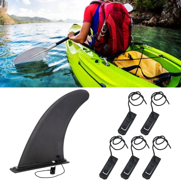 5 st Paddle Board Fen Clip Vattenseparator Vatten Ski Board Fiskfenor Clip Spänne Surfbräda Svans Clip Surfbräda tillbehör