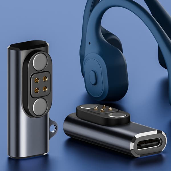 Type C til 4-pin stik hoved til udskiftning af knogleledningshovedtelefoner B