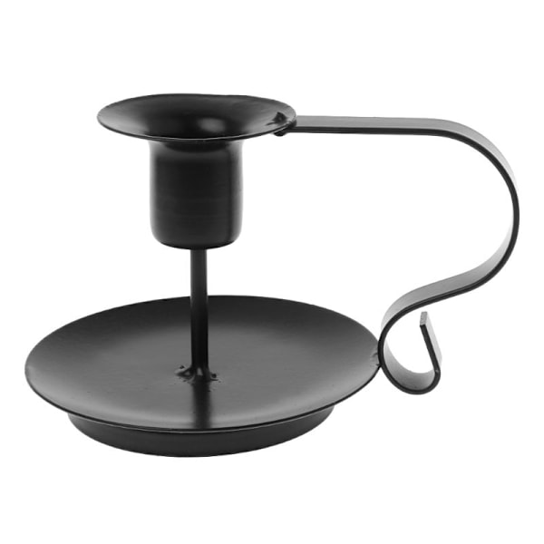 Retro Järn Avsmalnande Ljusstake Ljusstativ Ljus Candelabrum Middag