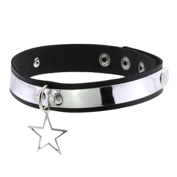 Pentagram Choker Star Halsband Smycken Y2k Tillbehör Punk Star Choker Legering Material Festsmycken för kvinnor Present