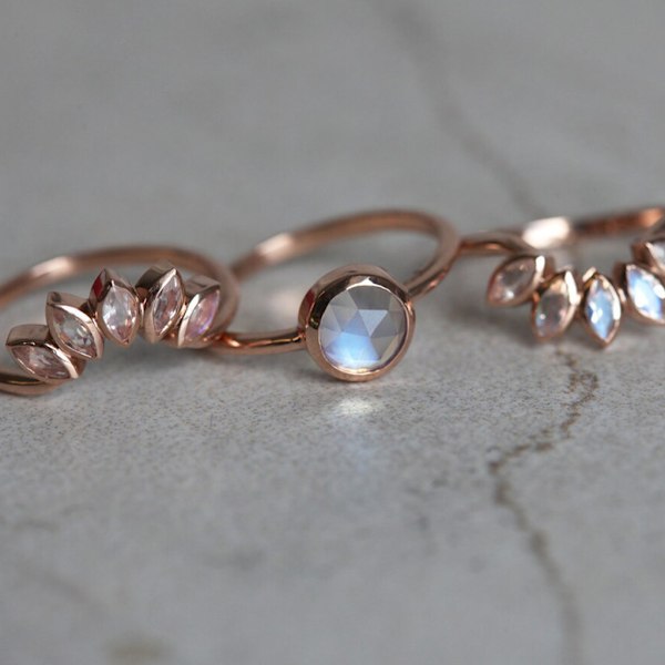 3st/ set Sunflower Statement Ring Knogringar Mellanfinger Stapelbara Ringar Set Fingerringar för kvinnor Modesmycken null - 8