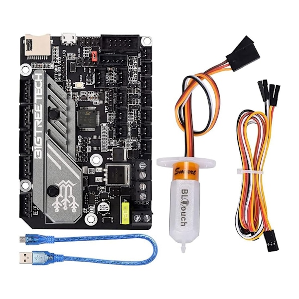 SKR Mini E3 V3.0 Kontrolkort 32Bit Lydløst Kort + BLTouch Opgraderet Kølesystem 3D Printer Controller til Ender3