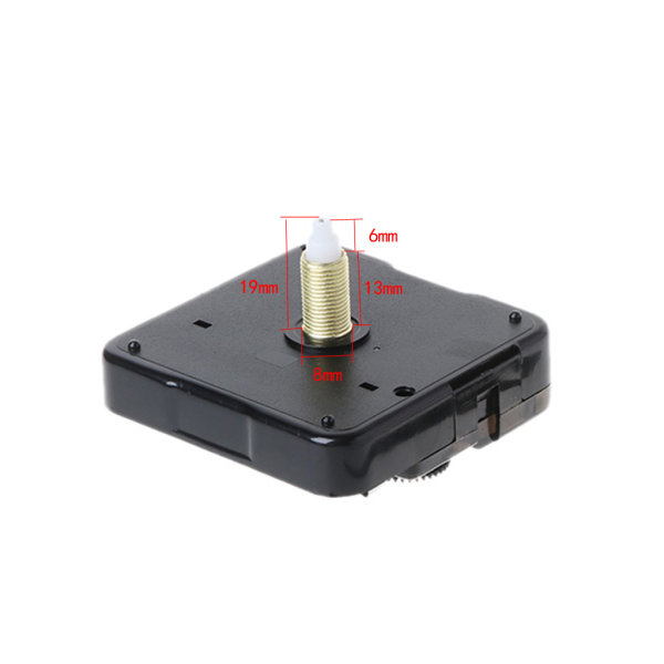 DIY Quartz Clock Movement Silent Kit Set Batteridriven mekanism för inomhus utomhus för tidsklockor användning null - 60