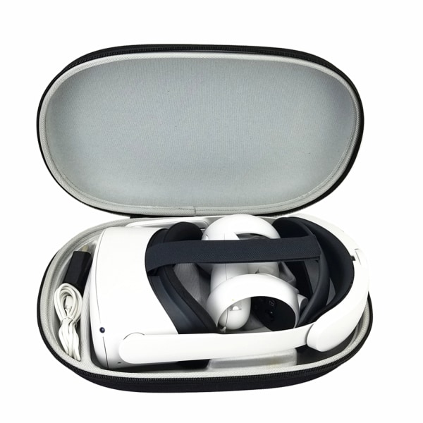 för Oculus Quest 2 Justerbar för Head Elite Strap och Oculus Quest 2 Allt-i-ett VR Headset Förvaringsväska