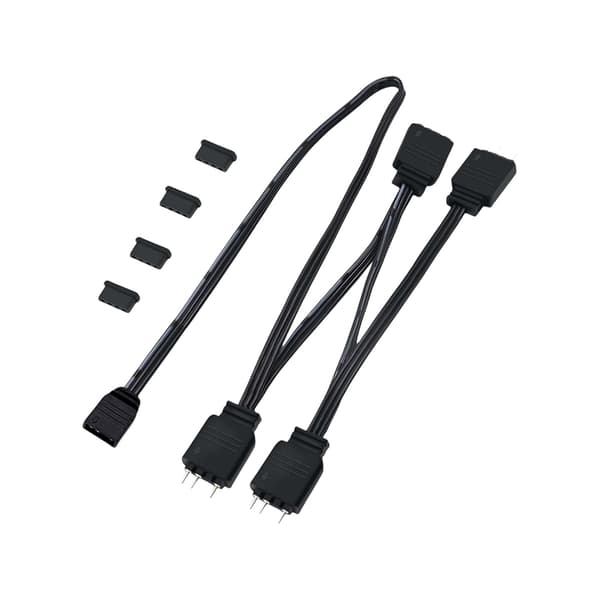 ARGB Splitterkabel 5V 1 hun til 4 han 3-pin ARGB forlængerkabel til PC