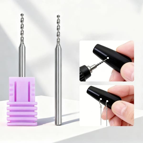 Presis manikyr poleringshode neglekunst piercing bor for jevn finish