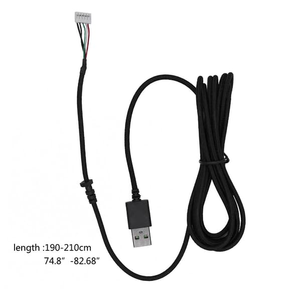 Musekabel for DeathAdder Essential 2000-muslinje Black