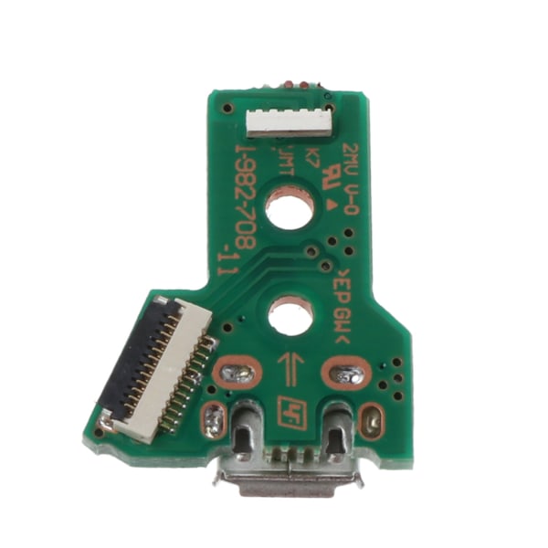 JDS-055 USB Charging Port Socket Board 12-stifts Flex Ribbon-kabel med kort och skruvmejsel för DualShock 4 Controller