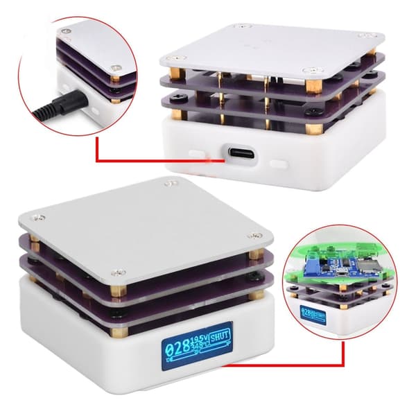65W Mini Varmeplate Forvarmer Opparbeidingsstasjon PCB-kort Lodding