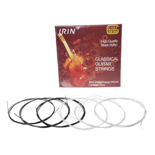 6st/set Folkgitarr Strängar Ersättningsdelar Akustisk Gitarr Kopparkärna Strängset Musikinstrument Tillbehör