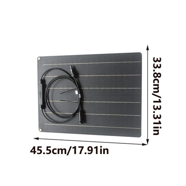 Solcellsladdare 30W Effekt Solpanel Flexibel Design för Marint Nödläge