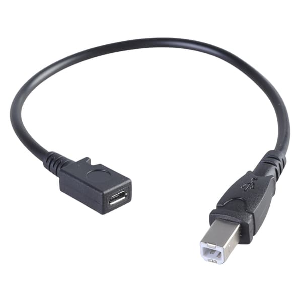 29cm USB 5Pin Data Sync-kabel USB 5Pin Hona till USB B Hane Adapterkabel