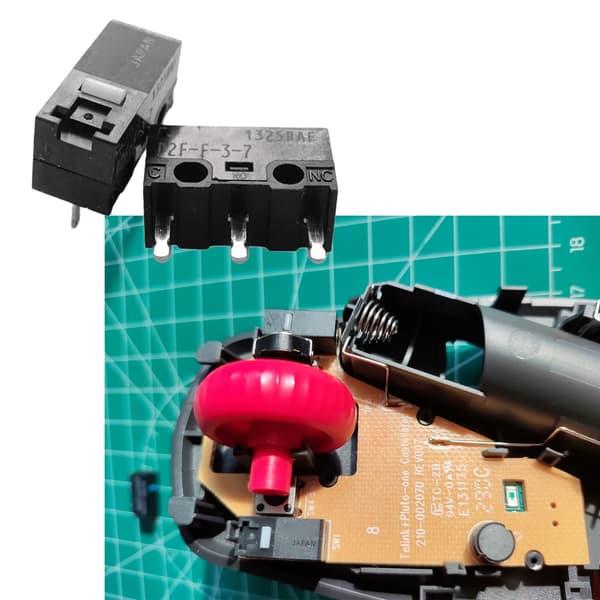 20M klik D2F-F-3-7 0.74N mus mikroswitch computer museknap præcis