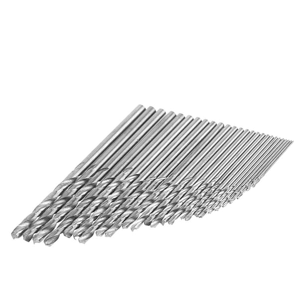 Multifunktionell 10 st. liten mikro HSS 0,8 mm rak skaft spiralborr