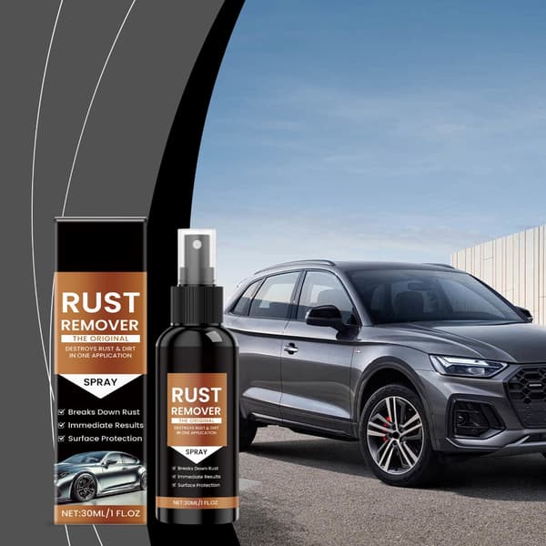 Kraftig oxidationsfjerner spray til bildele, kæder, værktøj. Nedbryder rust