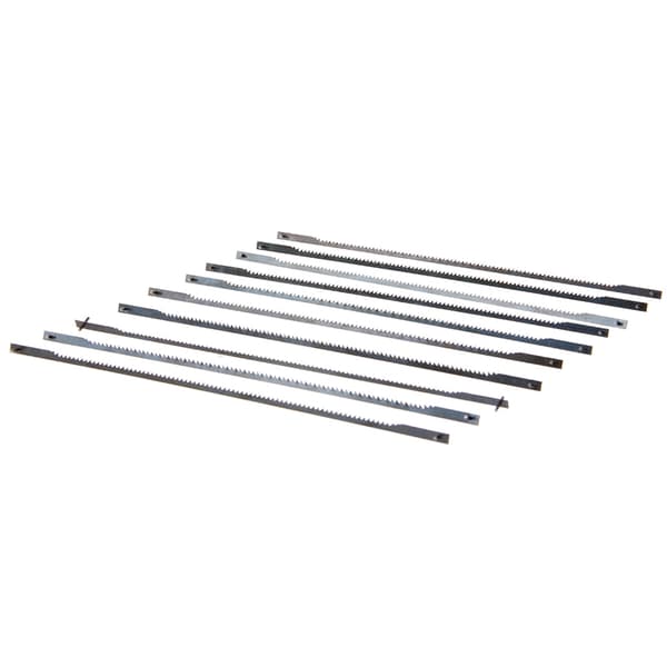 10 stk 15 cm multifunksjonelle sagblader i rustfritt stål for tre, plast og PVC