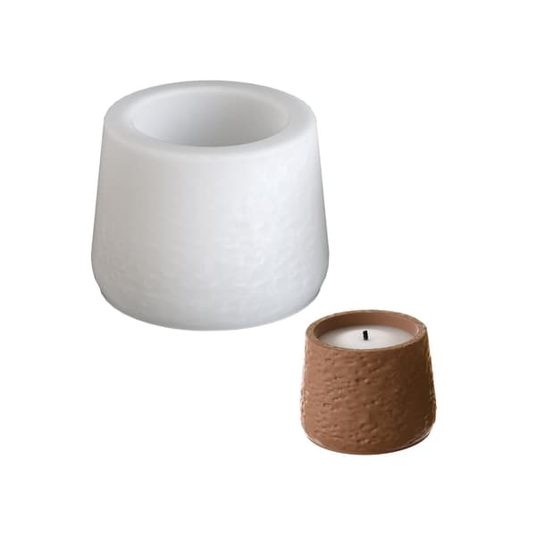 Ljuskopp Silikonform Cylindrisk Ljusstake Form Suckulent Planteringsform