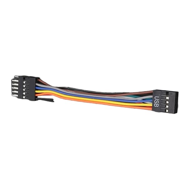 Flat Wire Design USB Intern Hovedkort Header Kabel For Datamaskinoppsett