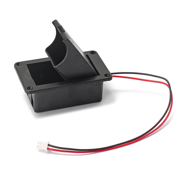 1PC 9V Batterihållare för Case Box Cover för Gitarr Bas Active Pickup Connector