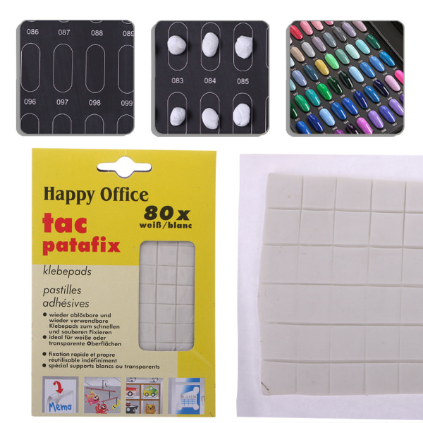 1 st Nail Art Tack-It Multi-Purpose självhäftande lim Clay Stick Care Plasticine Tips