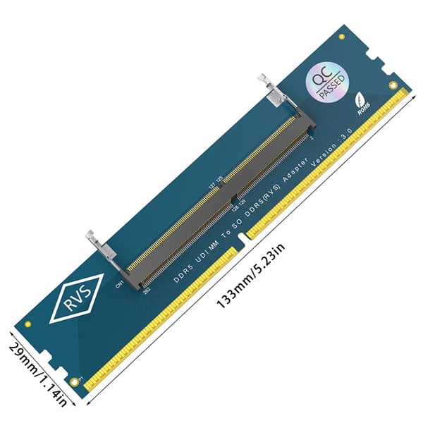 DDR5 til SO DDR5 DIMM Laptop til Stasjonær Konverteringsadapterkort