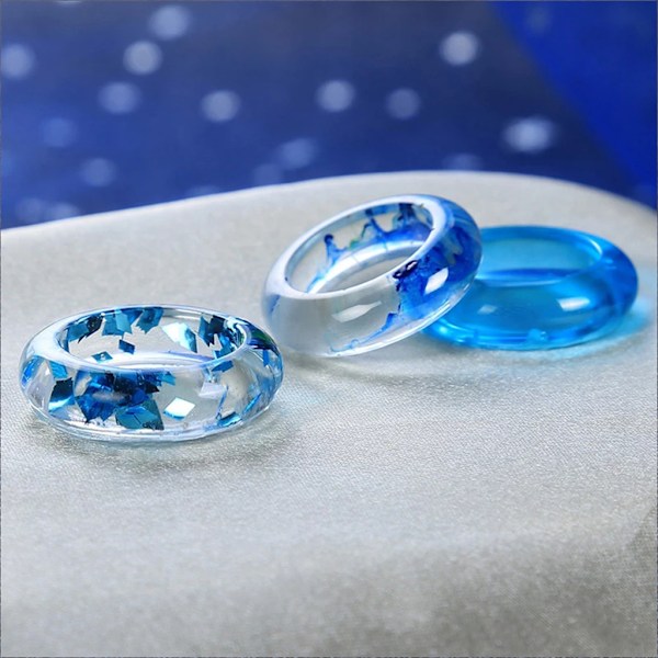 Hålringar Smycken Form Handgjord ring mould DIY- form null - Face C 17mm