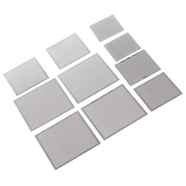 BGA Reballing Universal Stencil Skabelonsæt til reparation af computer-IC-chips