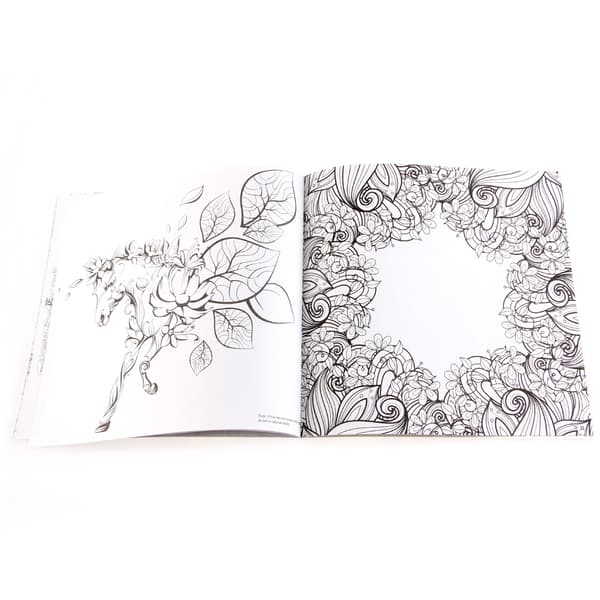 Barnbok Graffiti Målarbok Målning Engelska Böcker Zen Mandalas