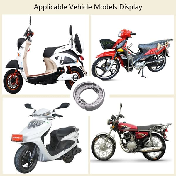 Hurtig installation Motorcykel Semimetal Forreste Bageste Bremseklods Universal 105mm