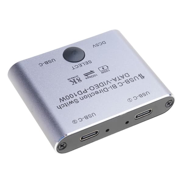 Dubbelriktad 8K USB C-omkopplare för förbättrad video- och dataöverföring