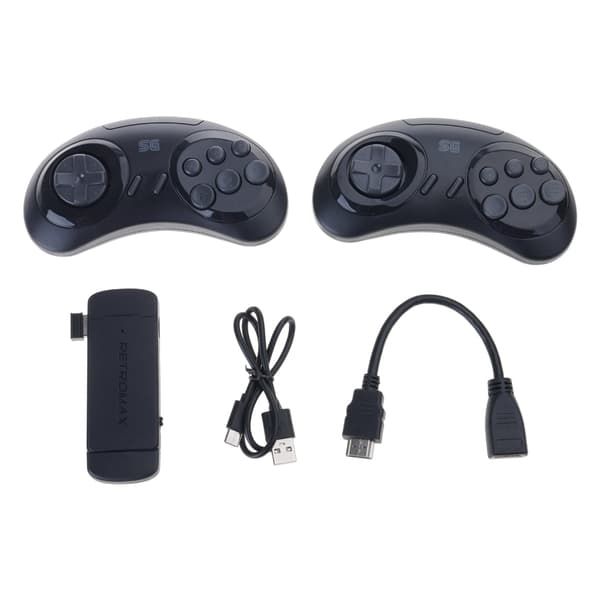 16-bits retro spillkonsoll innebygd 900+ klassiske spill for MD
