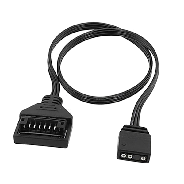ARGB Adapter Kabel 5V 3pin till ARGB 5V 8Pin/6Pin Hane Adapter Kabel Förbättrar din belysningslösning 30 cm lång ersättning 6pin