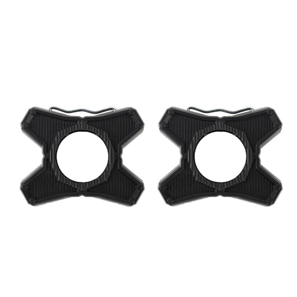 Professionell ABS Legering Cykel Par Pedaler Platt fäste Konvertera för Speedplay Zero Pedals Adapter Cykling landsvägscykel Black